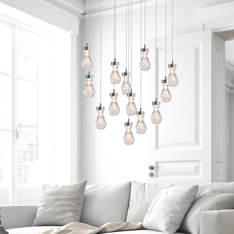 Orren Ellis Atoka 13Light LED Cluster Bulb Pendant Wayfair